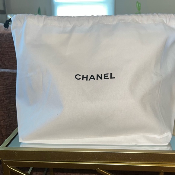 CHANEL Handbags - CHANEL White Storage Bag